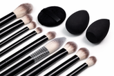 Makeup Brush Kit & Cleansing Mat
