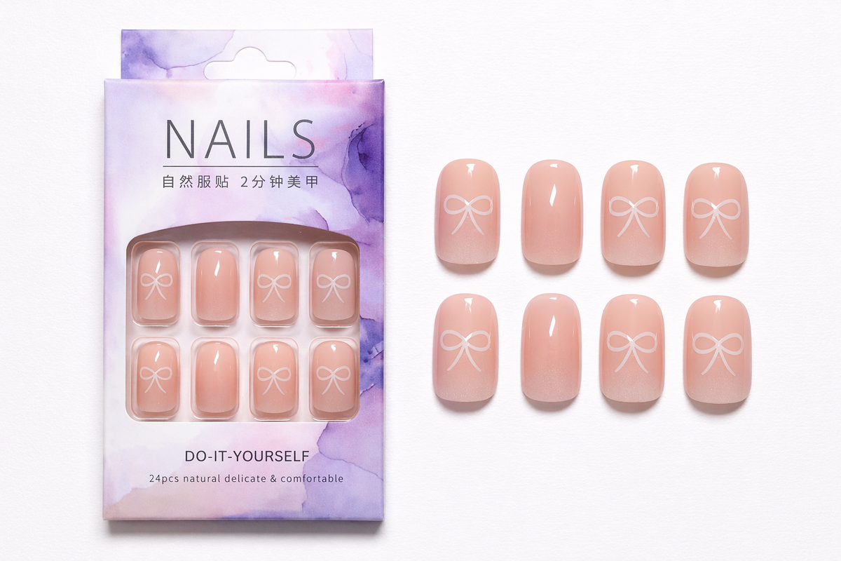 Nude Bow Pressies